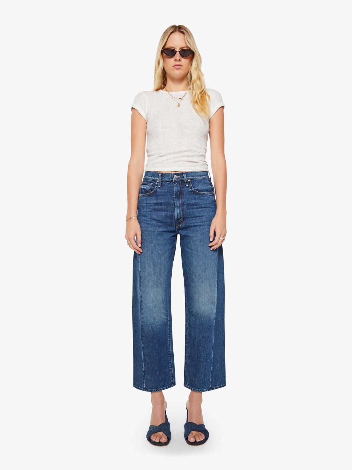 Mother Superior The Half-Pipe Ankle Jeans Did You Bring Me Anything Size 25 Nwt